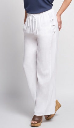 Pinns Wide Leg Hemp Palazzo Trouser